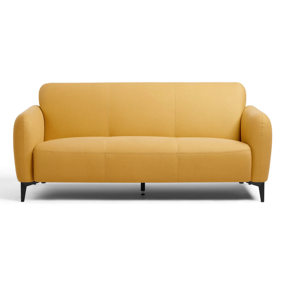 ARJUN 3-Seats Leathaire Sofa Yellow