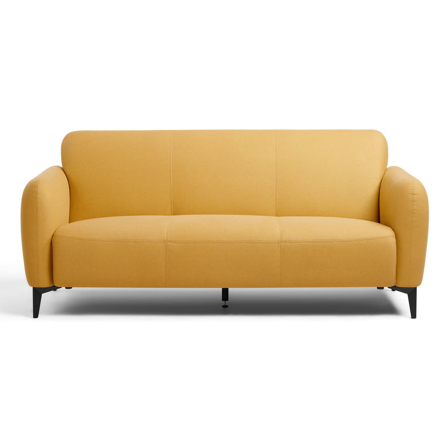 ARJUN 3-Seats Leathaire Sofa Yellow