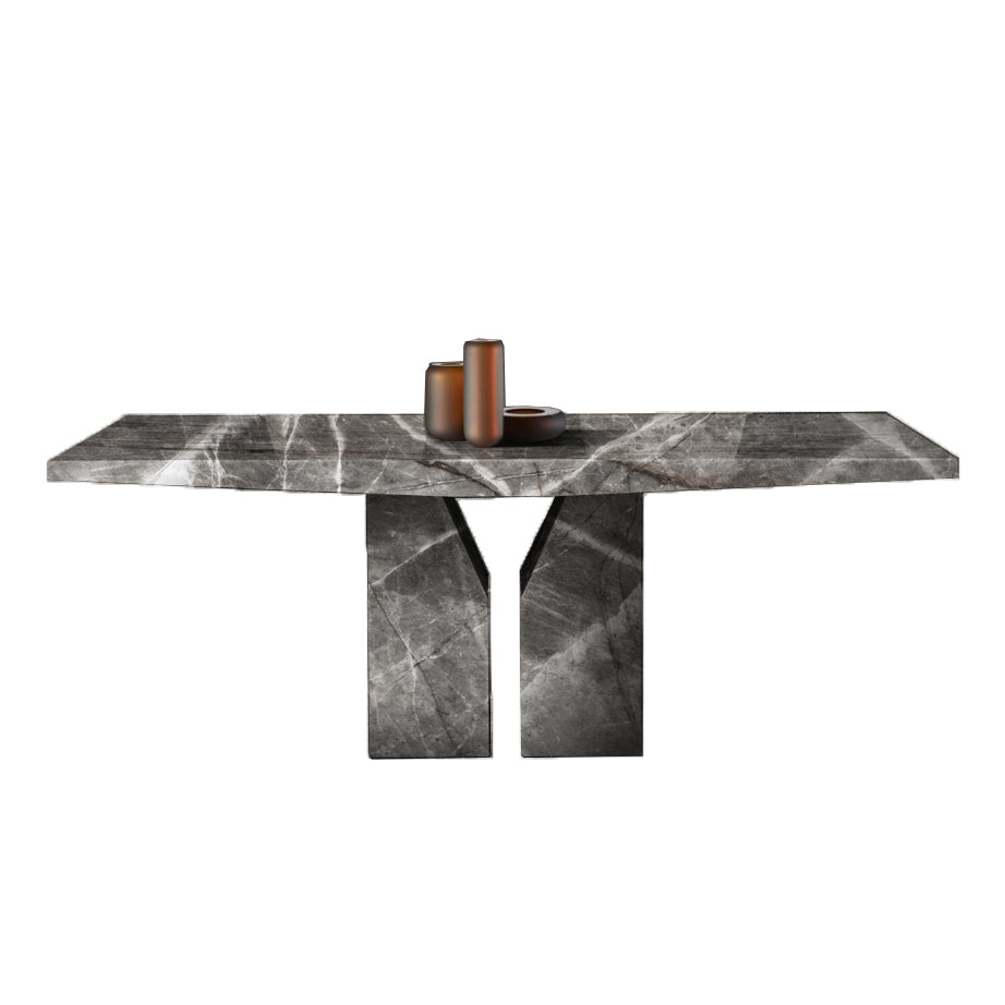 ZENITH Apuan Storm Marble Dining Table - Stone International