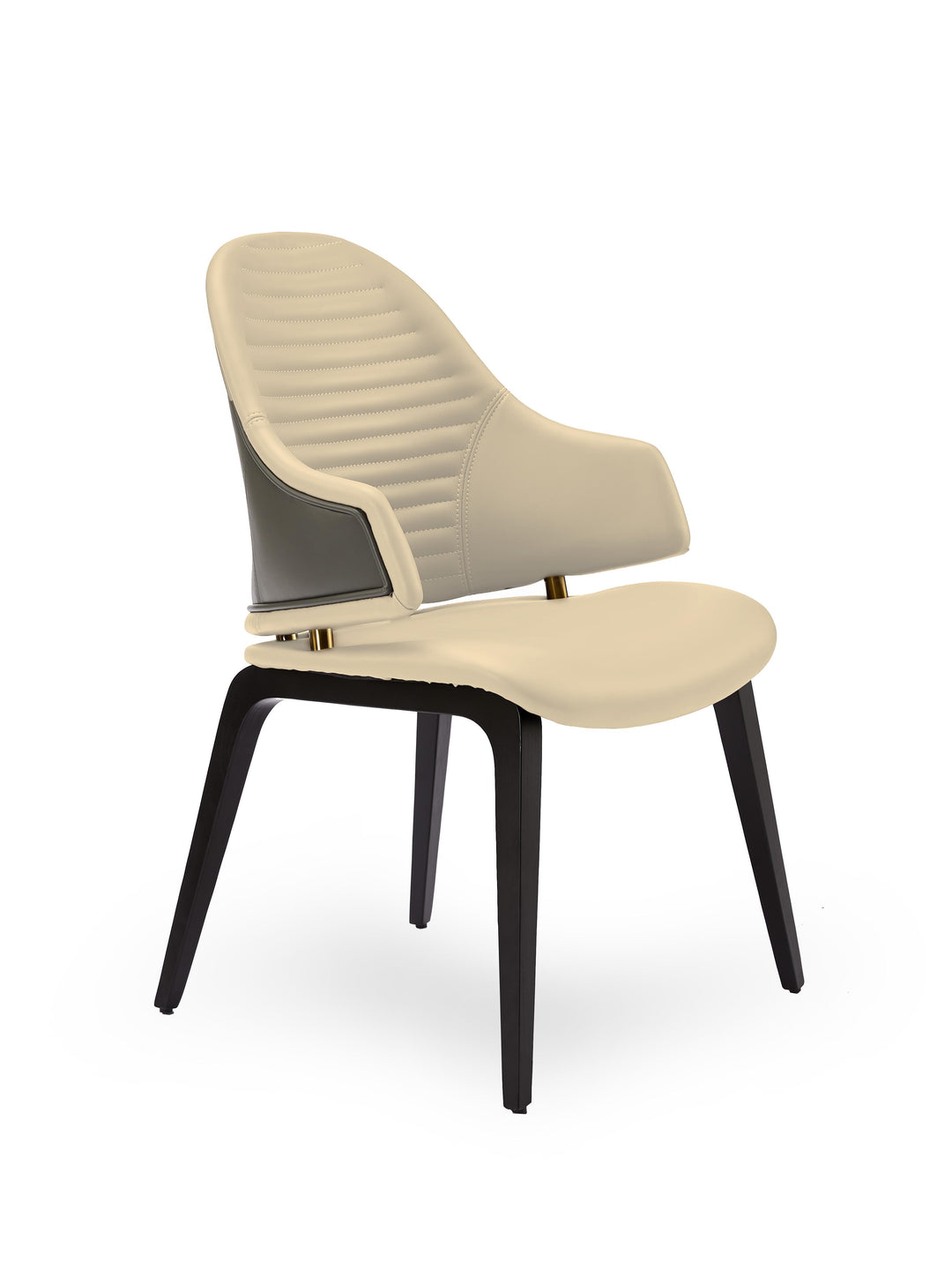 DAMIAN High Back Beige Dining Chair