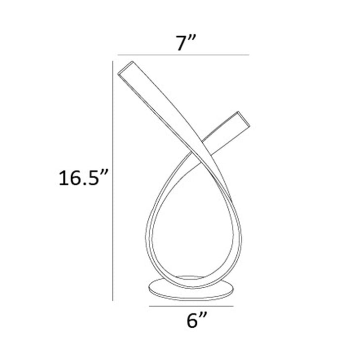 ROYCE Twisted Table Lamp