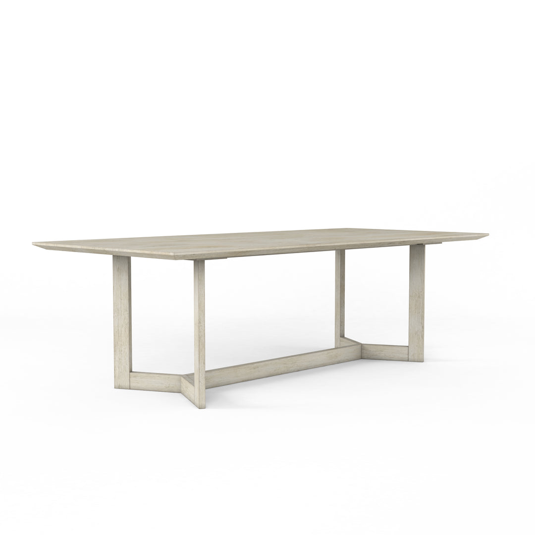 COTIERE Linen Wood Dining Table