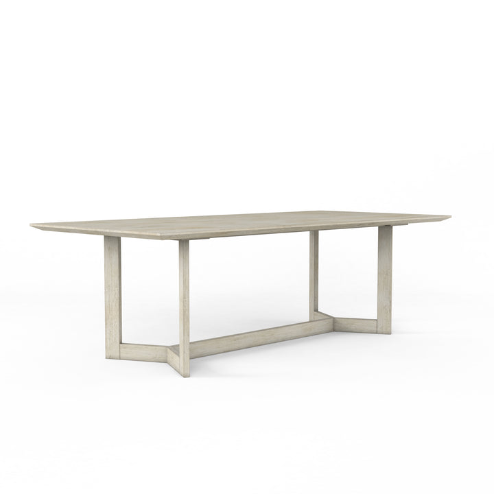 COTIERE Linen Wood Dining Table