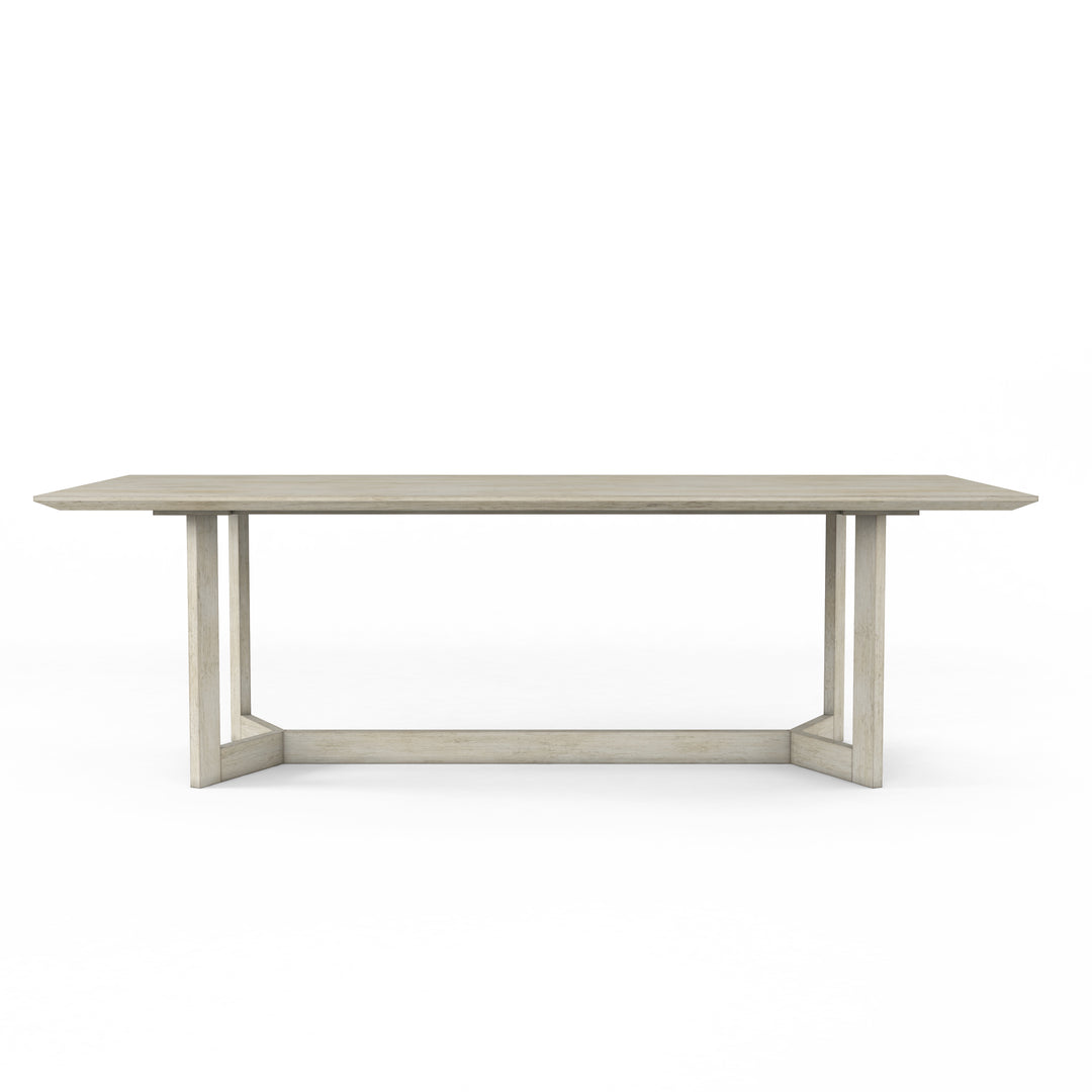 COTIERE Linen Wood Dining Table