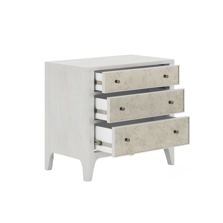 MEZZANINE Dove Grey Wood Nightstand