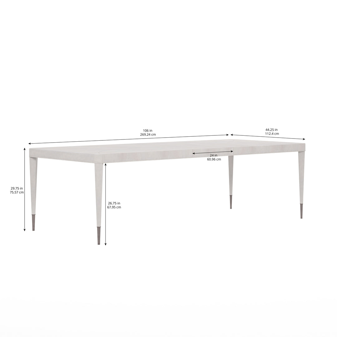 MEZZANINE Dove Grey Wood Dining Table