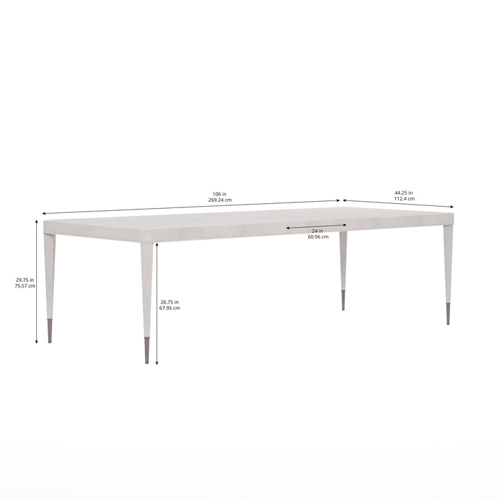 MEZZANINE Dove Grey Wood Dining Table