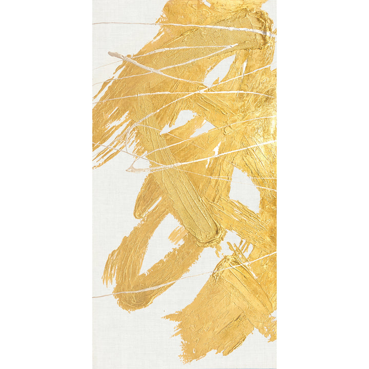 ERYX Golden Whirlwind Hand-Painted Canvas