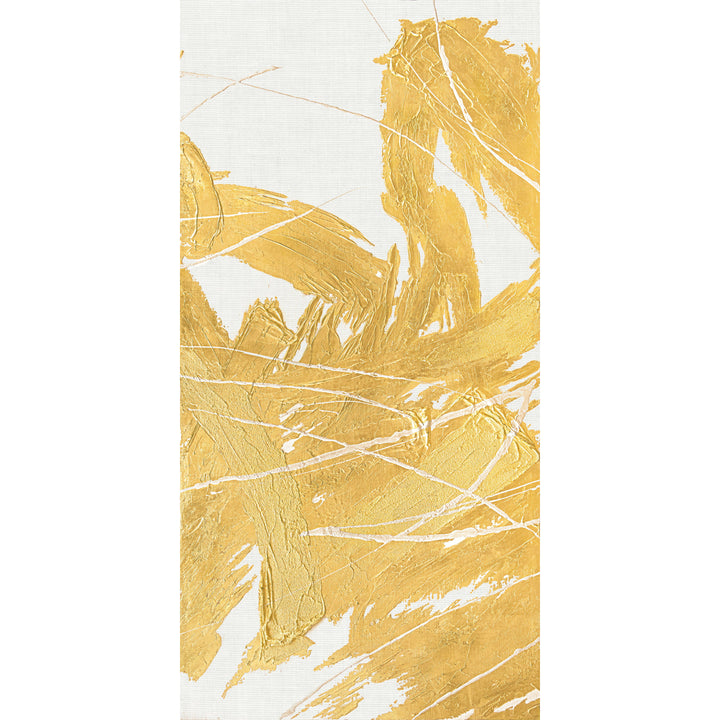 ERYX Golden Whirlwind Hand-Painted Canvas