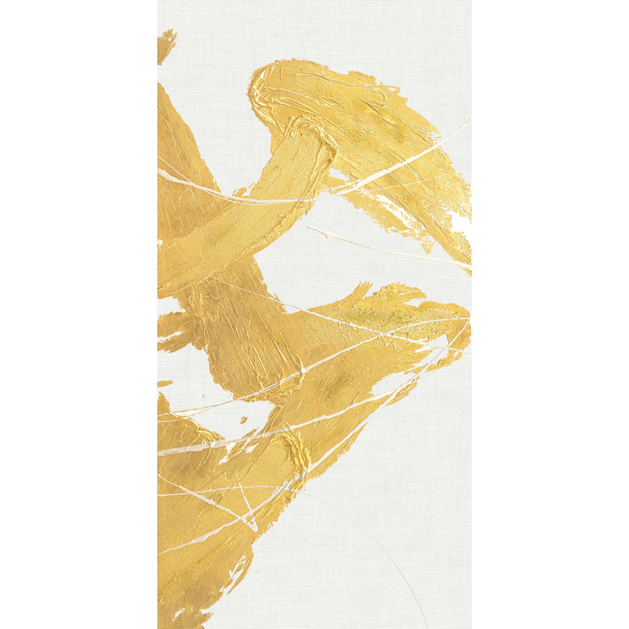 ERYX Golden Whirlwind Hand-Painted Canvas