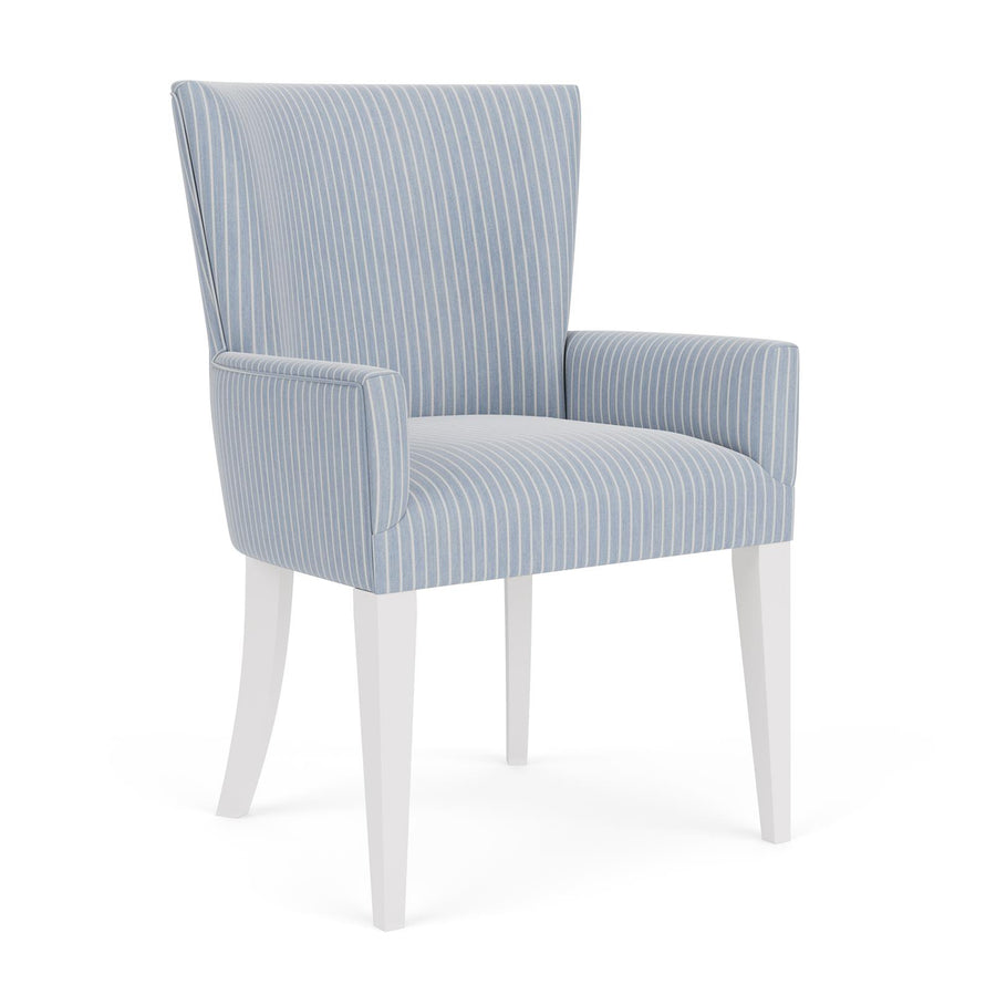 ROSALIE Fabric & Wood Dining Chair Upholstered