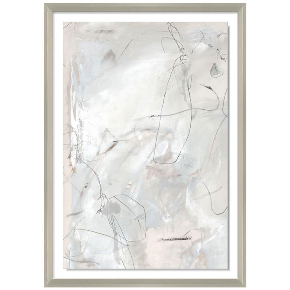 FATE Abstract Beige Gel Canvas Art