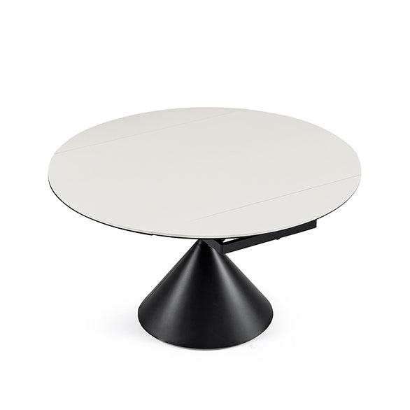 CASSIUS Black & White Dining Table