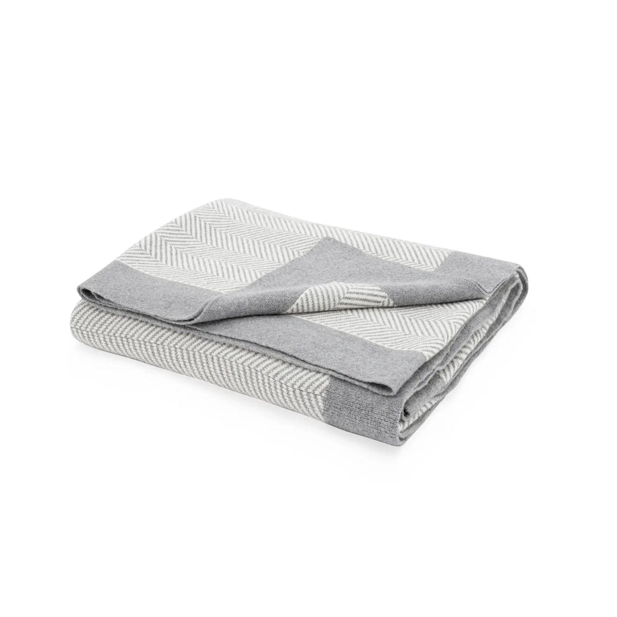 Grey Cotton Throw