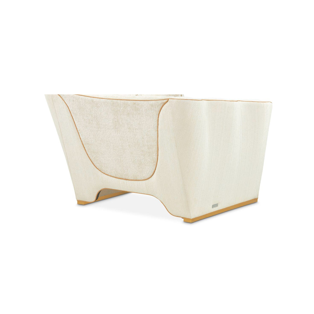 LA TERRAZZA Starlight Creamy Pearl Sofa Chair - Michael Amini