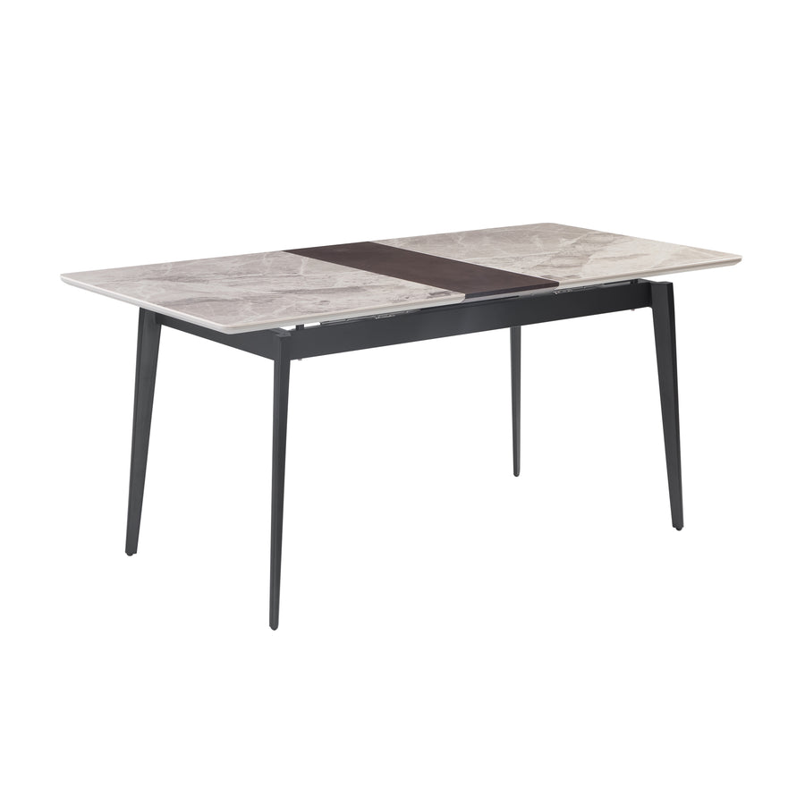 Ceramic & Veneer Extendable Dining Table