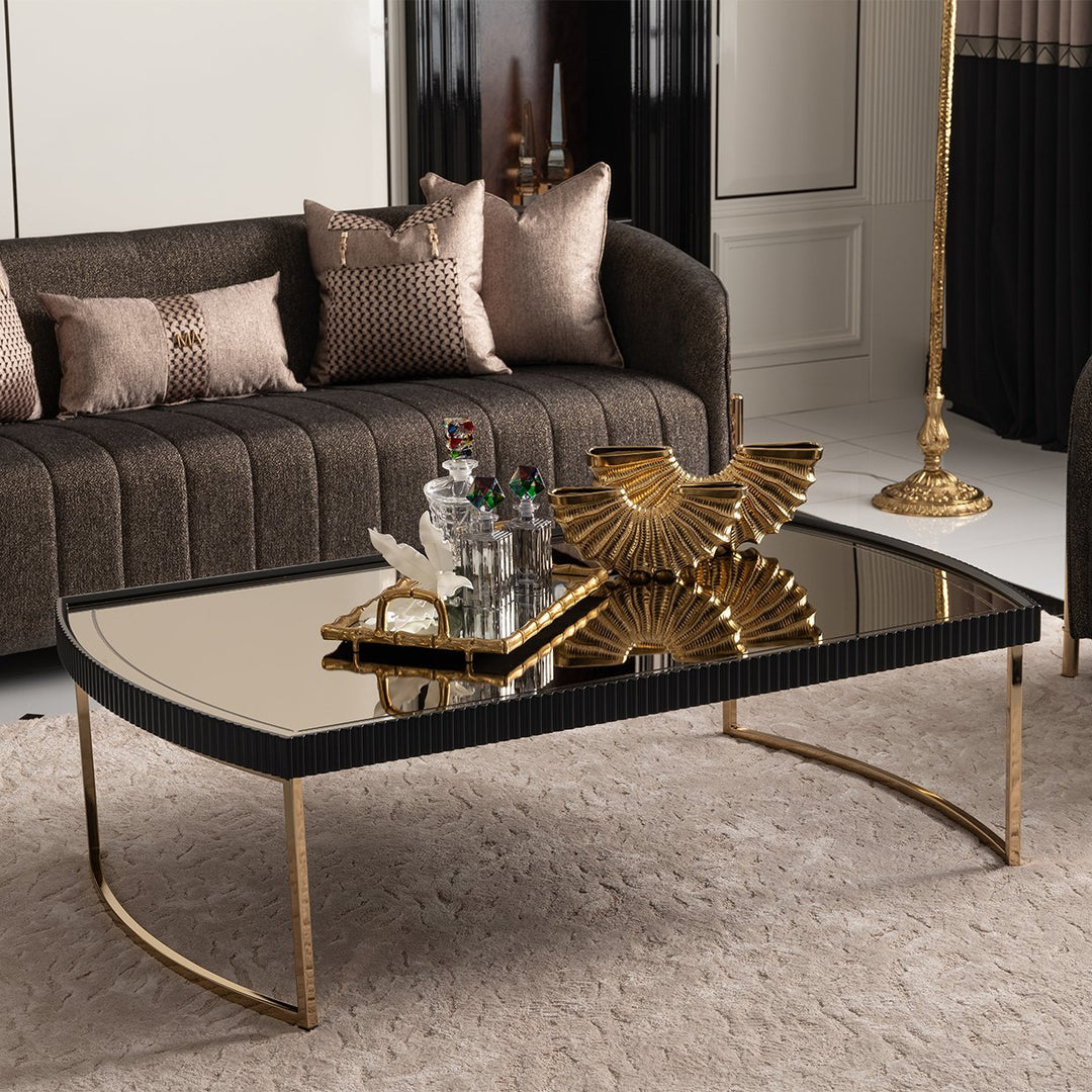 LISBON Black Coffee Table - Michael Amini