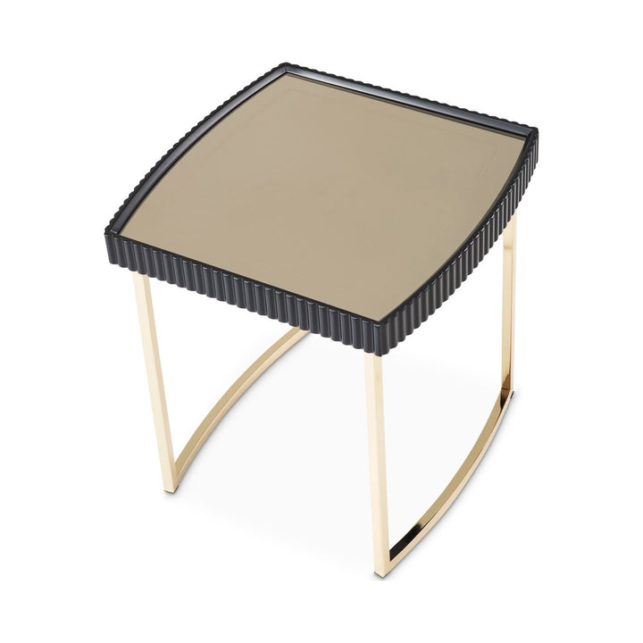 LISBON Black End Table - Michael Amini