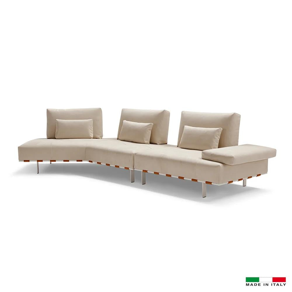 AVOLA Cream Sectional Sofa - Bellini