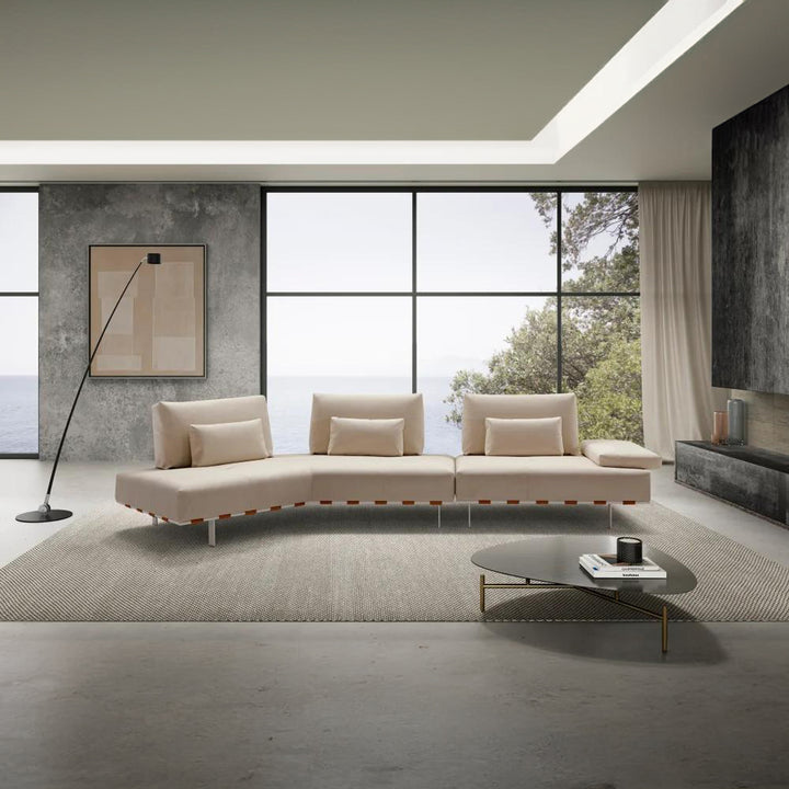 AVOLA Cream Sectional Sofa - Bellini