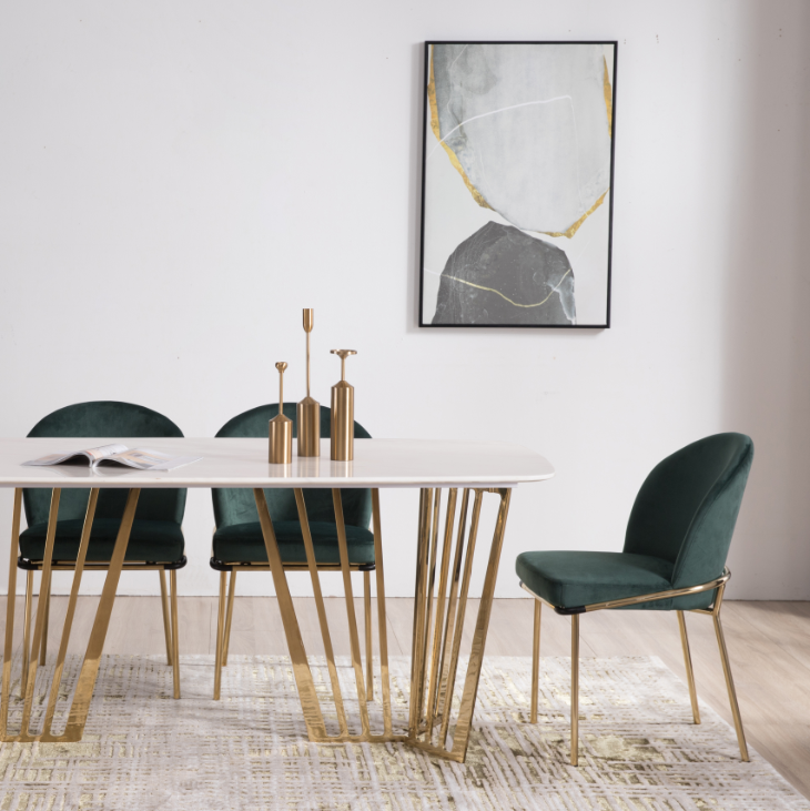 PICALLO Velvet Dining Chair