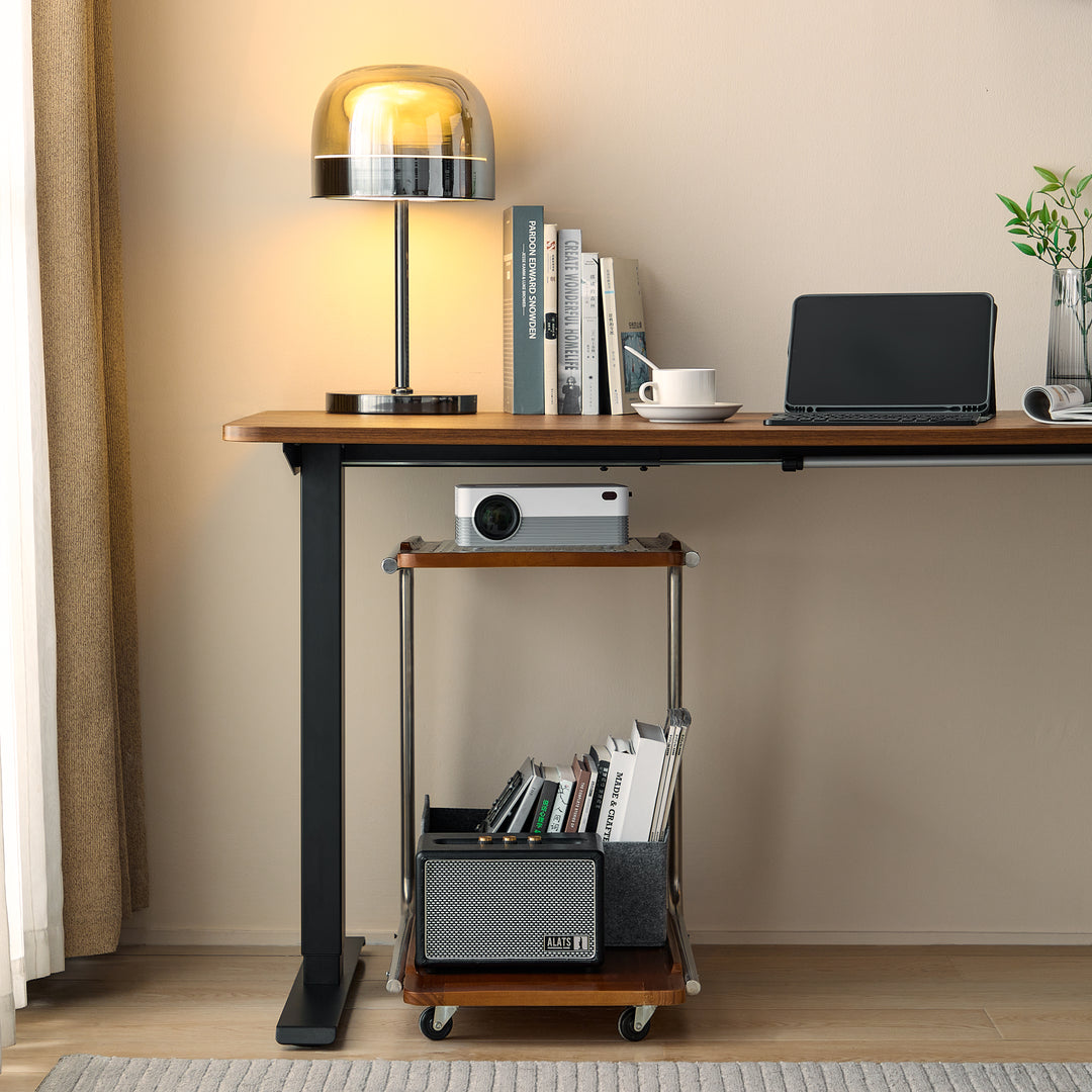 FINN Adjustable Electric Walnut Standing Desk