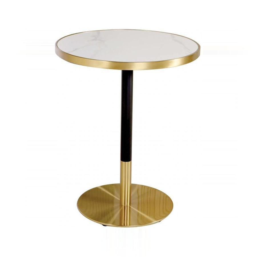 CHARLOTTE White Ceramic Bar Table