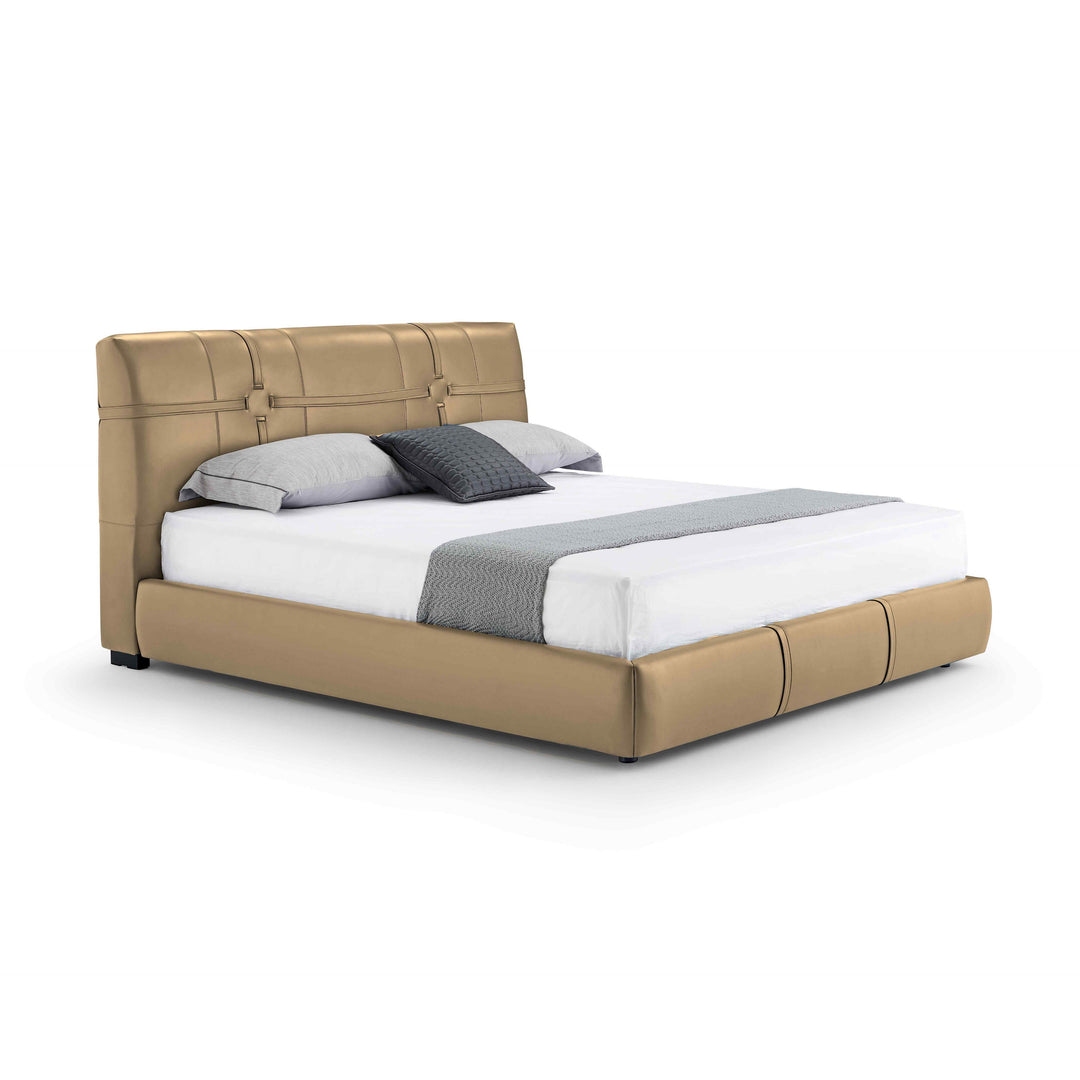 ZANE Half Leather King Bed