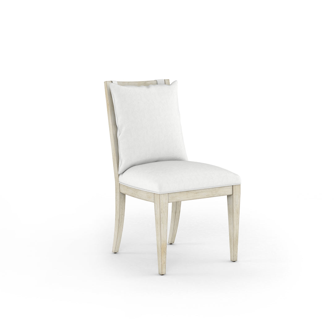 COTIERE Linen Wood Dining Chair