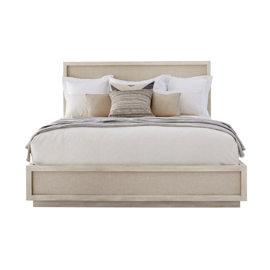 COTIERE Linen Wood Bed