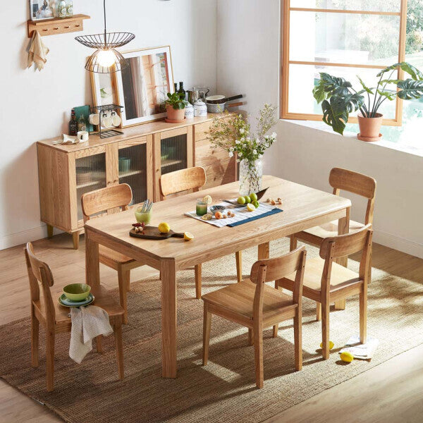 EVELYN Solid Oak Dining Table