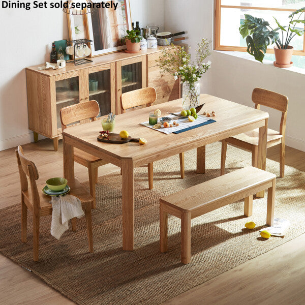 EVELYN Solid Oak Dining Table