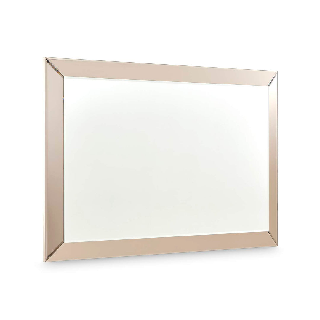 CARMELA Shimmer Ivory Wall Mirror - Michael Amini