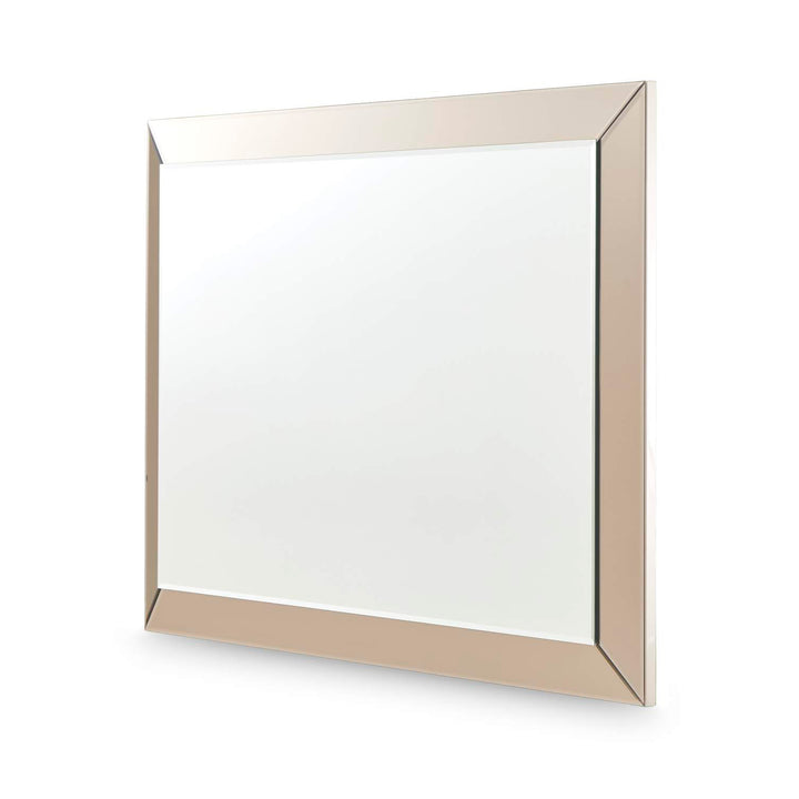 CARMELA Shimmer Ivory Wall Mirror - Michael Amini