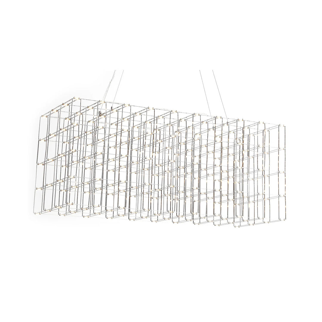 CAMERON Artistic Grid Geometric LED Chandelier