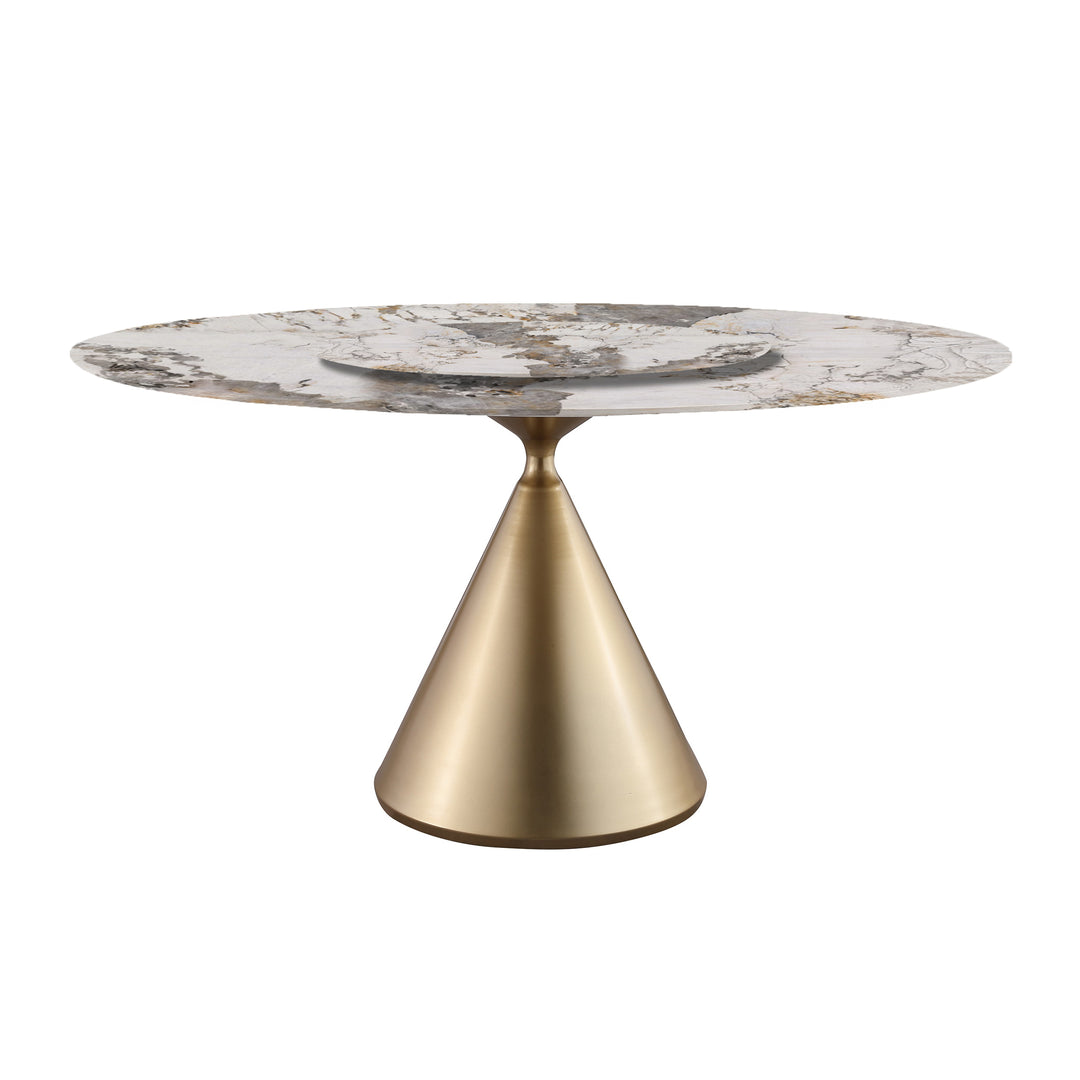 CRESSIDA Marble Round Dining Table