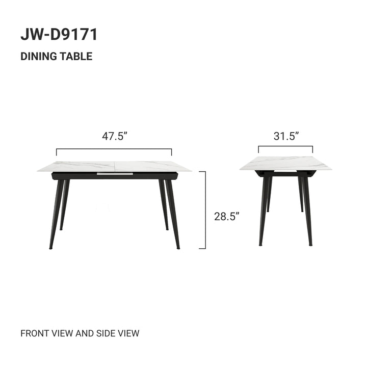 OSWIN Ceramic Extendable Dining Table