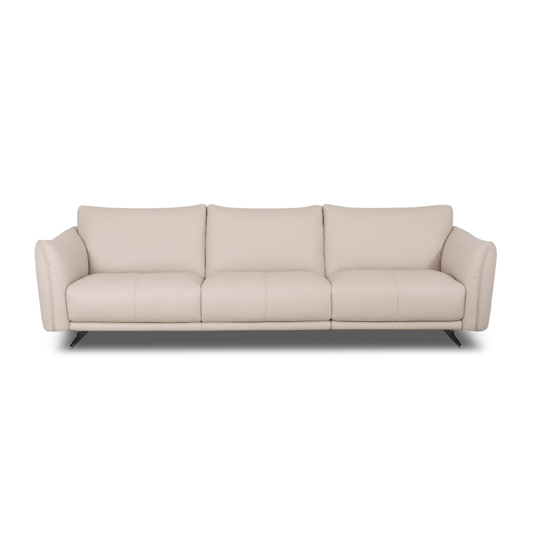 THALIOS Feather-and-Fiber Leather Sofa