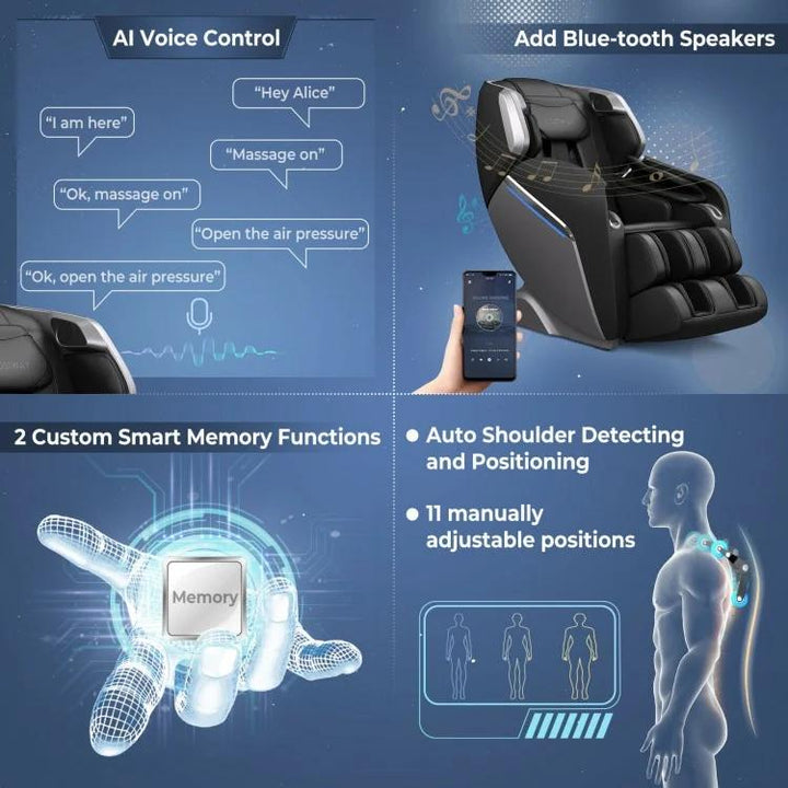 COSTWAY AI Control Massage Chair