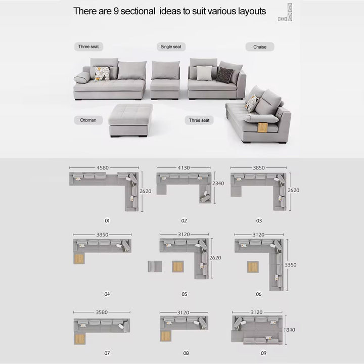 SAVANNAH Extra-Large Modular Sectional Sofa