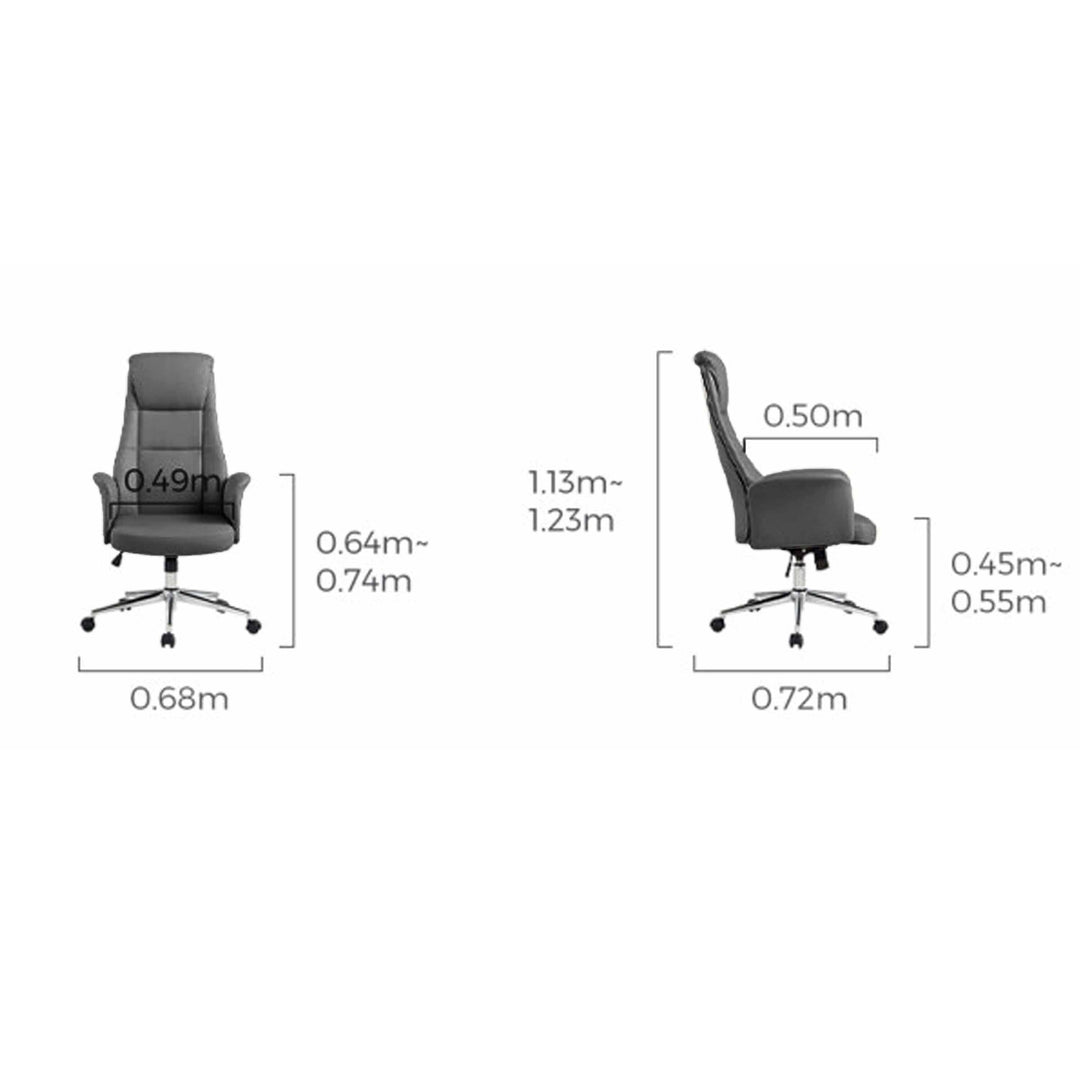 APOLLO Swivel Steel-Base Office Chair