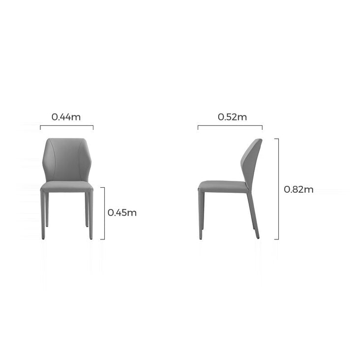 ELODIE Curved Back Dining Chair