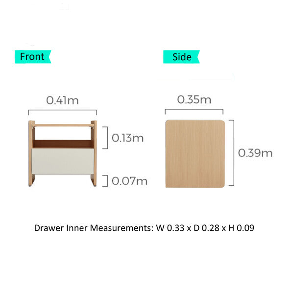 CLEO Minimalist Wooden Nightstand