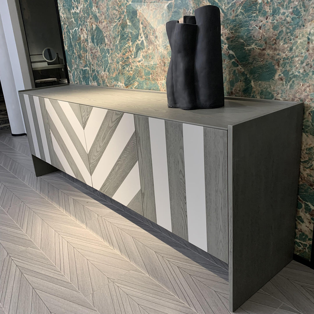 MATEO Modern Geometric Pattern Sideboard