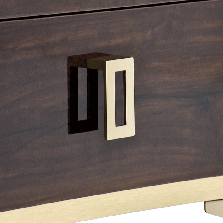 EVA 5 Drawers Walnut Chest - Status Italy