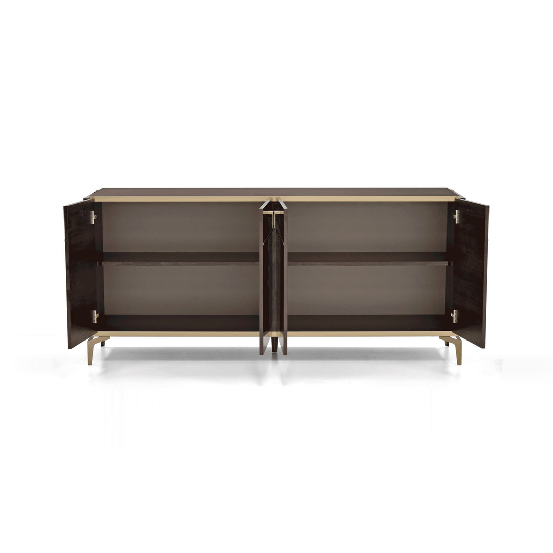 EVA 4 Doors Walnut Sideboard - Status Italy