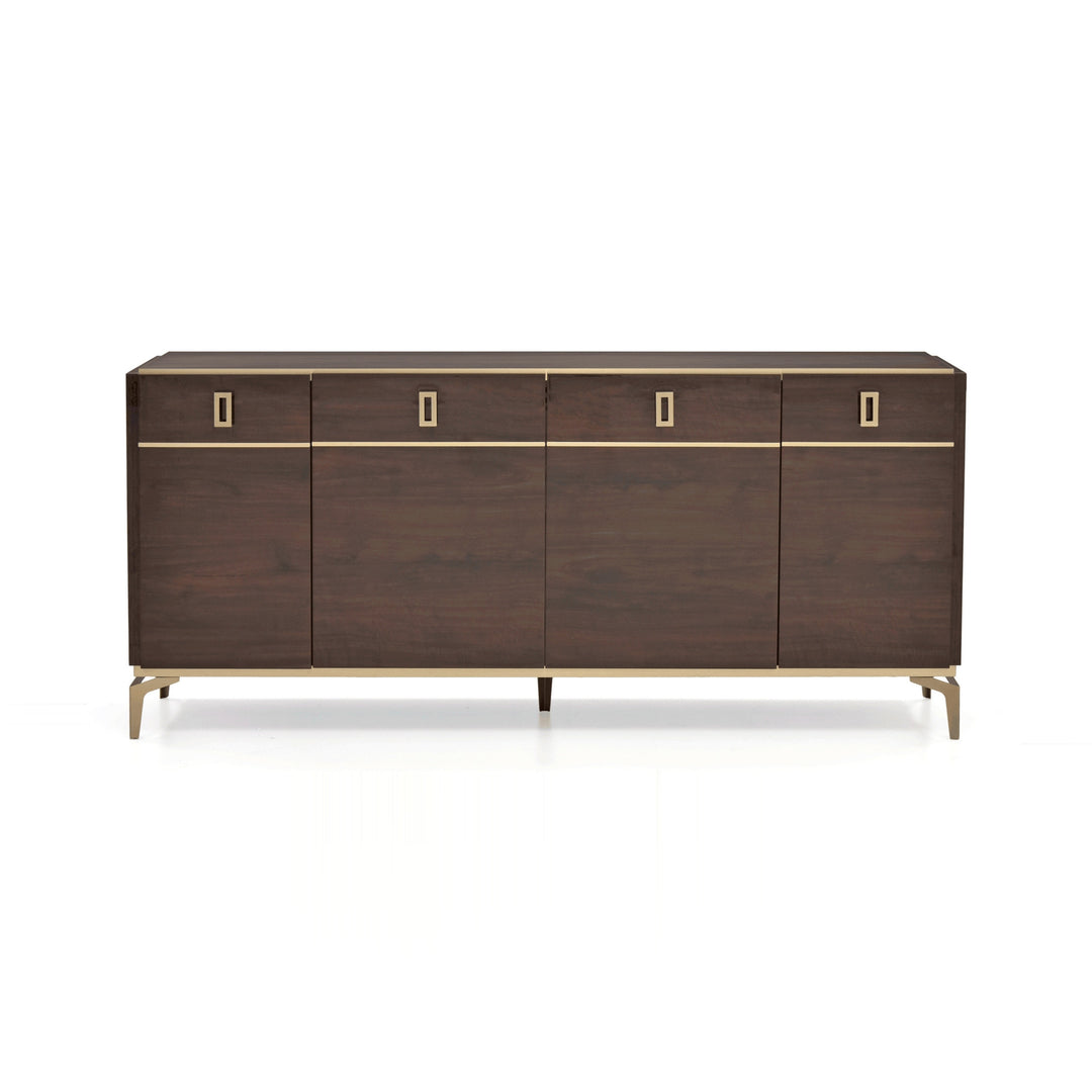 EVA 4 Doors Walnut Sideboard - Status Italy