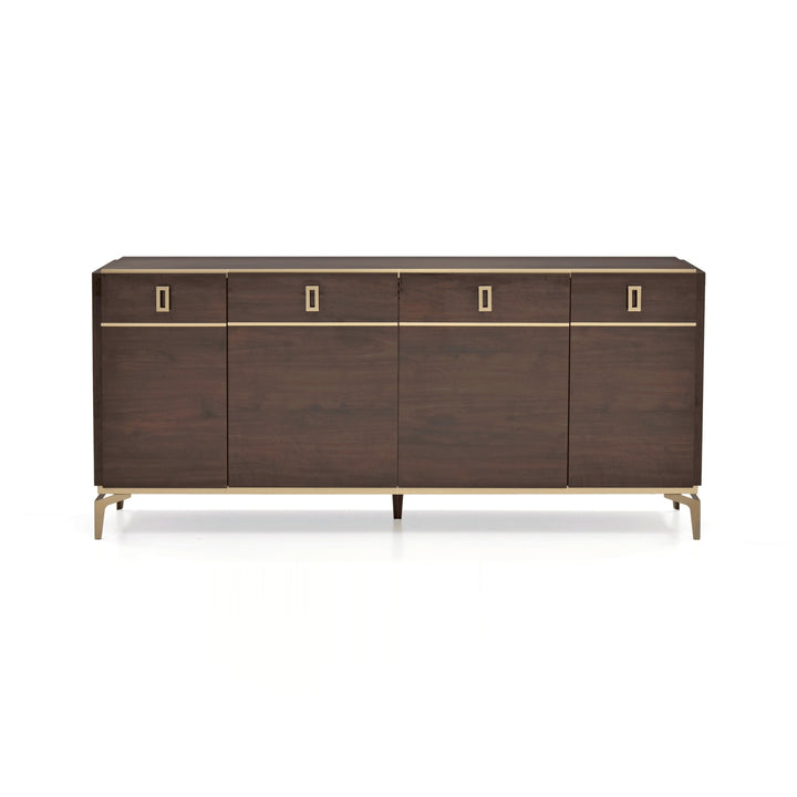 EVA 4 Doors Walnut Sideboard - Status Italy