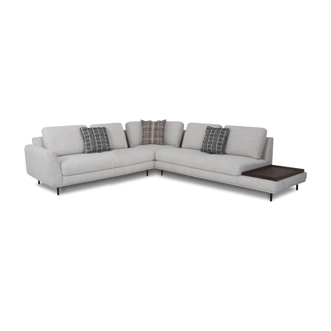 SANDERS Spacious Sectional with Wine Tray