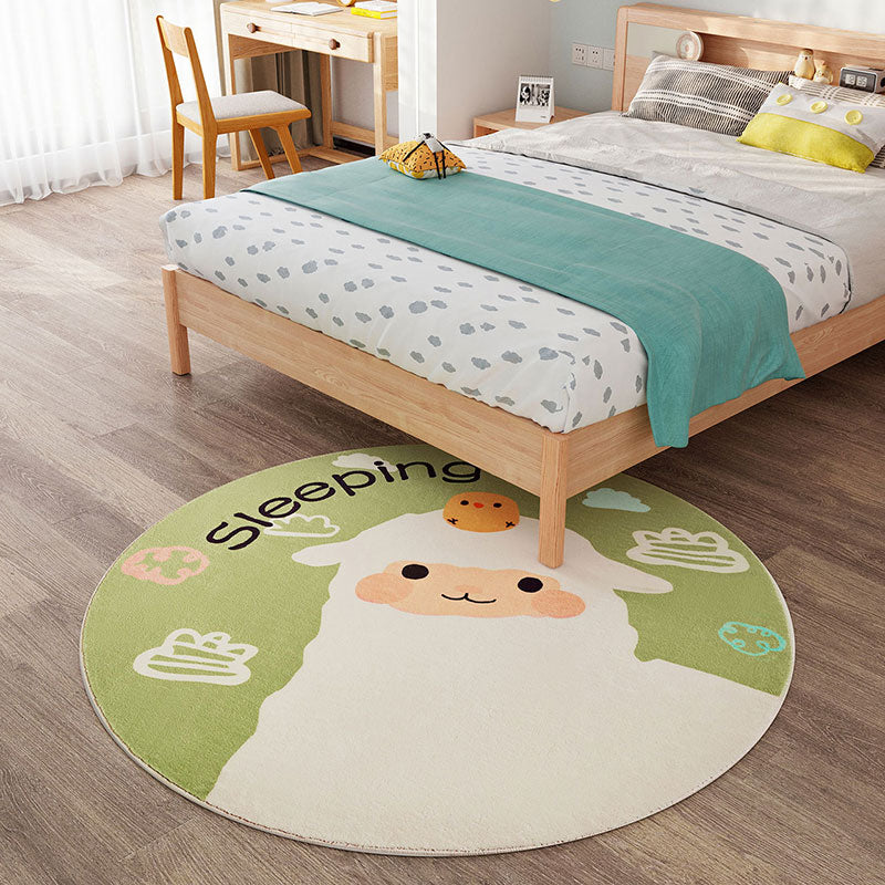 LULU Adorable Sheep Round Play Rug